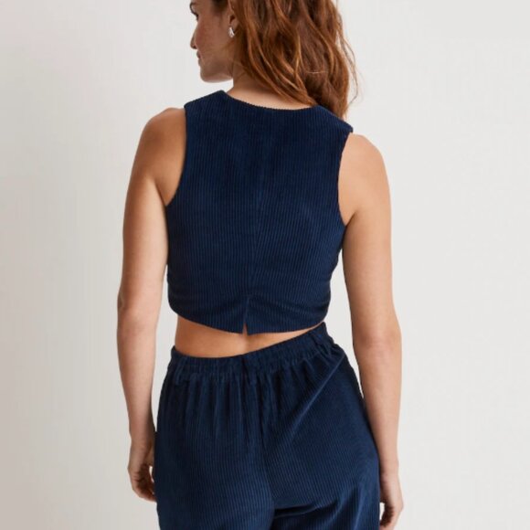 Donni Corduroy Crop Vest - XS - Picture 2 of 5